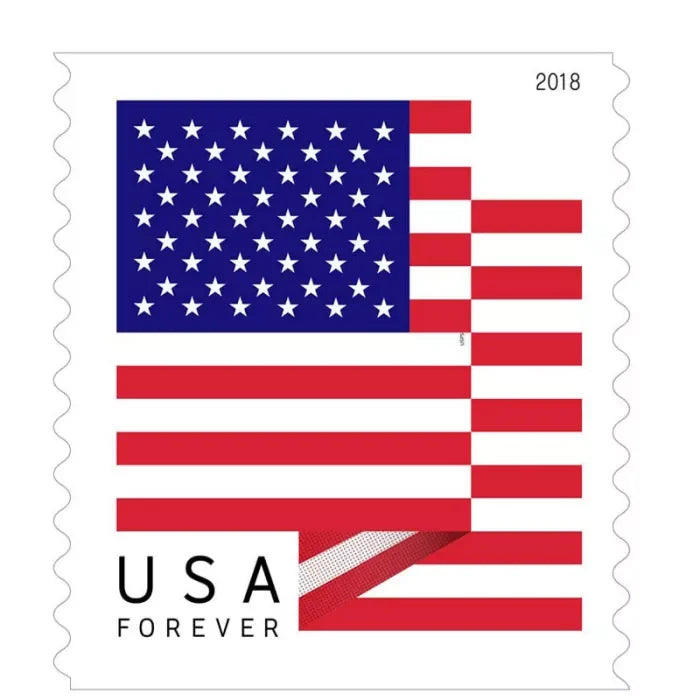 2018 U.S. Flag Patriotic Symbol Forever Stamps - First-Class Mail