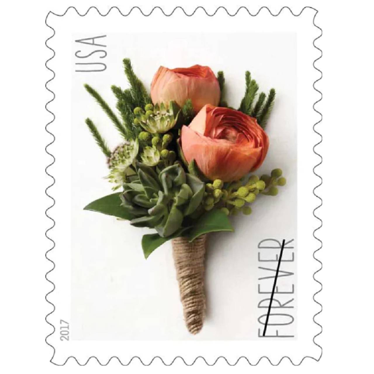 Celebration Boutonniere Stamp 2017