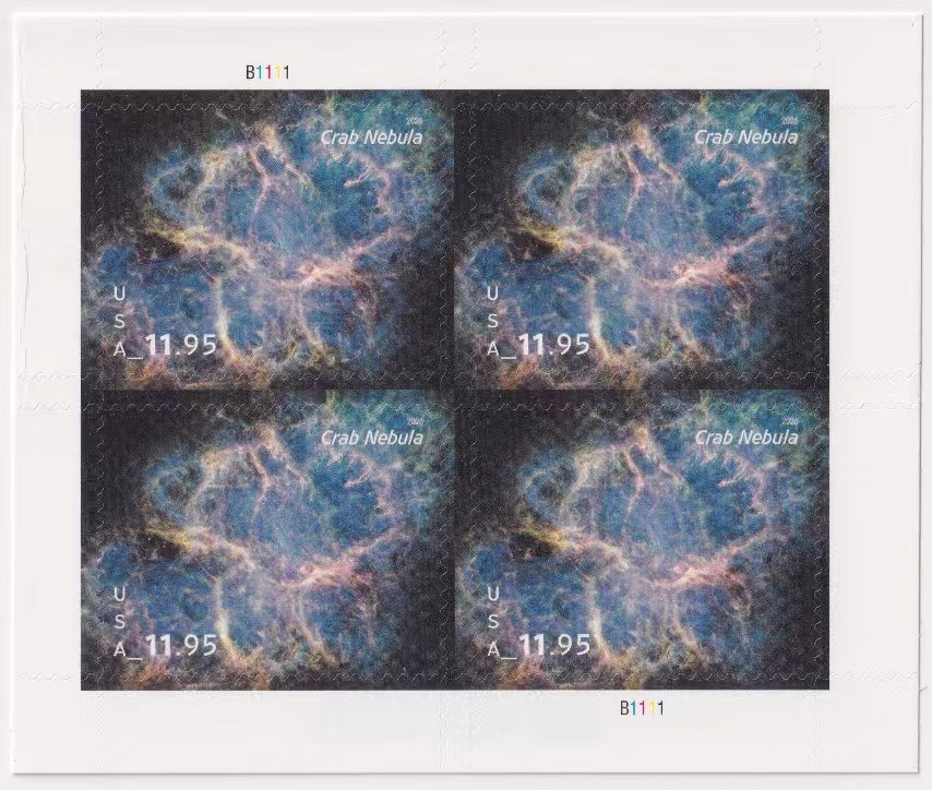 2026 Crab Nebula Commemorative Stamps