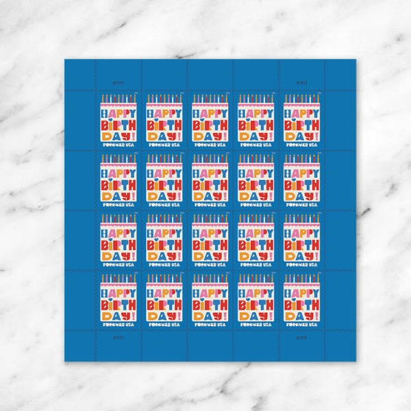 2026 Happy Birthday Commemorative Stamps