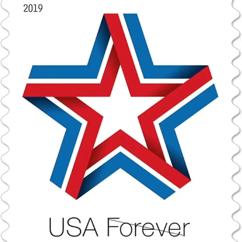 2019 Star Ribbon Forever Forever Stamps - First-Class Mail