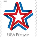 2019 Star Ribbon Forever Forever Stamps - First-Class Mail