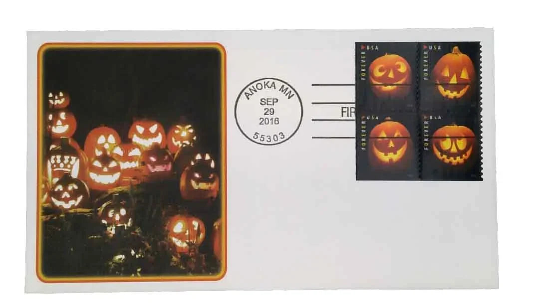 Forever Stamps 2016 Jack-O’-Lanterns Stamps