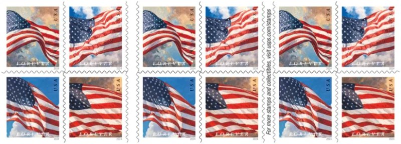 2024 U.S. Flags Forever Stamps – Booklet Value Packs – product image 2