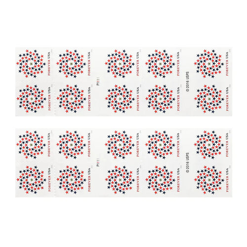 2016 Patriotic Spiral Forever First Class Forever Stamps