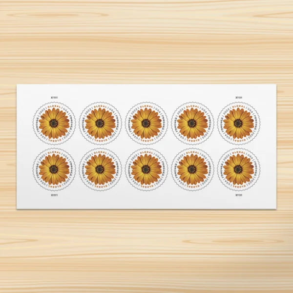 Global African Daisy Stamps 2022