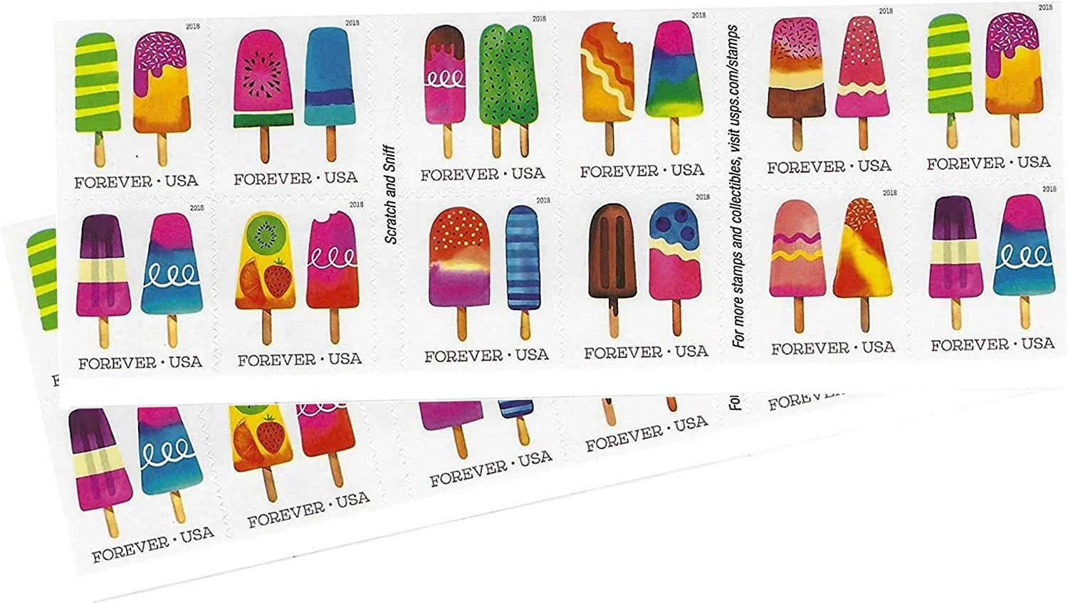 Frozen Treats Stamps 2018