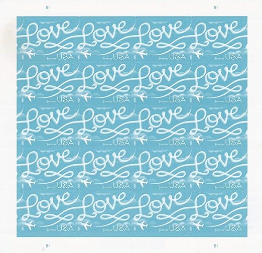 Forever Stamps 2017 Love Skywriting