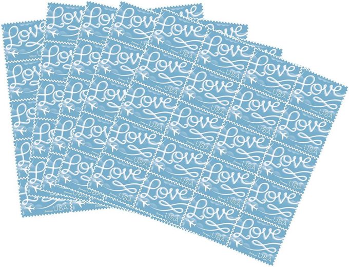 Forever Stamps 2017 Love Skywriting