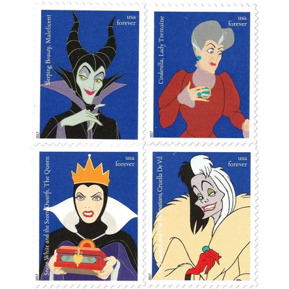 Disney Villains Stamps 2017