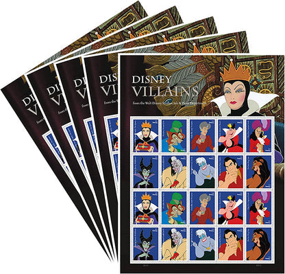 Disney Villains Stamps 2017