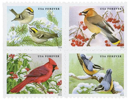2016 Songbirds in Snow Forever Stamps