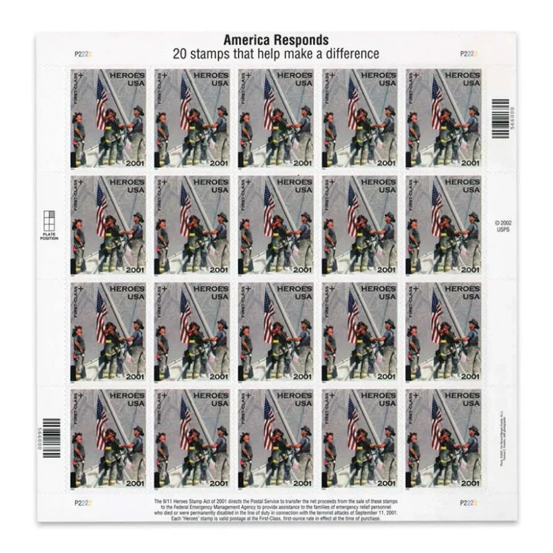 2002 Heroes of 2001 Semipostal Stamps – product image 3