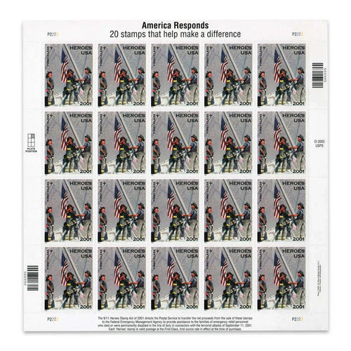 2001 U.S. America Responds First Class Forever Stamps