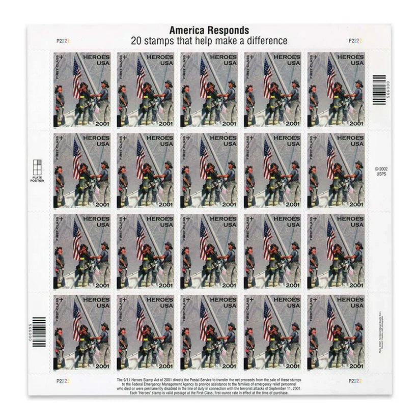2002 Heroes of 2001 Semipostal Stamps – product image 2