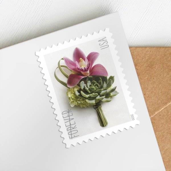 Contemporary Boutonniere Stamps 2020