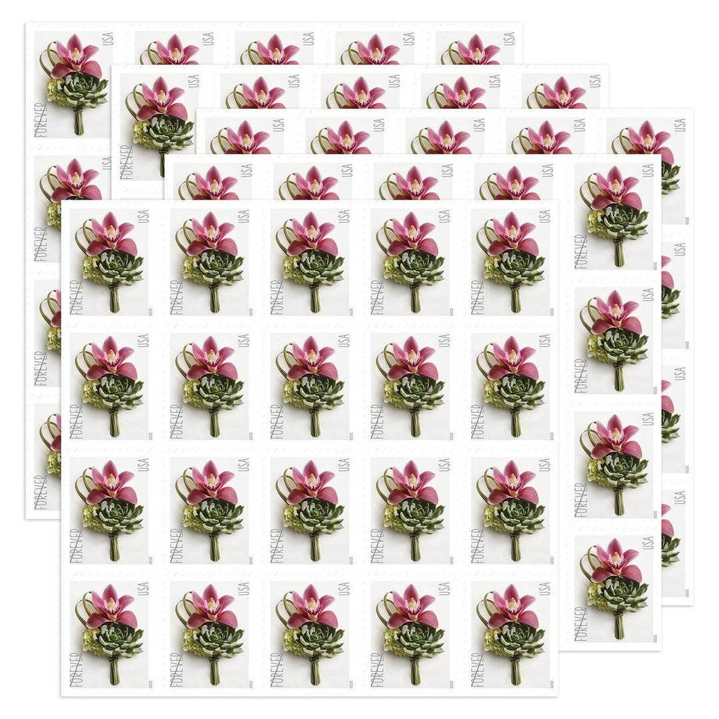 Contemporary Boutonniere Stamps 2020