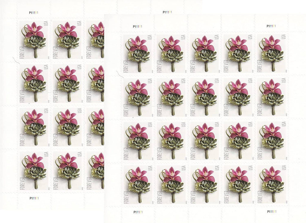 Contemporary Boutonniere Stamps 2020