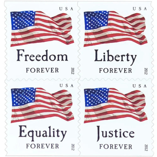 2012 Four Flags Forever Stamps – Bulk Packs – product image 1
