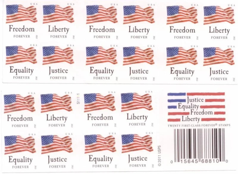 2012 Four Flags Forever Stamps – Value Packs – product image 3