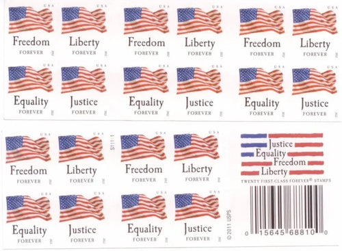 2012 Four Flags Forever Stamps – Bulk Packs – product image 2
