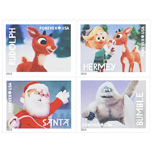 2014 Rudolph The Red Nosed Reindeer Forever Stamps – product image 1