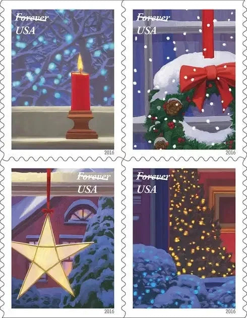 Holiday Windows Stamps 2016