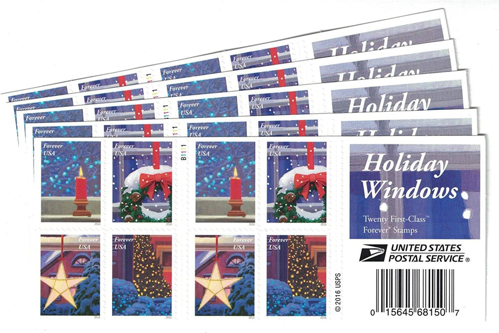 Holiday Windows Stamps 2016