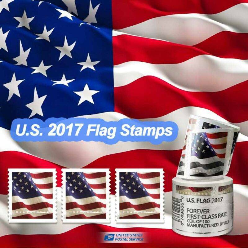 2017 U.S. Flag Patriotic Symbol Forever Stamps - First-Class Mail