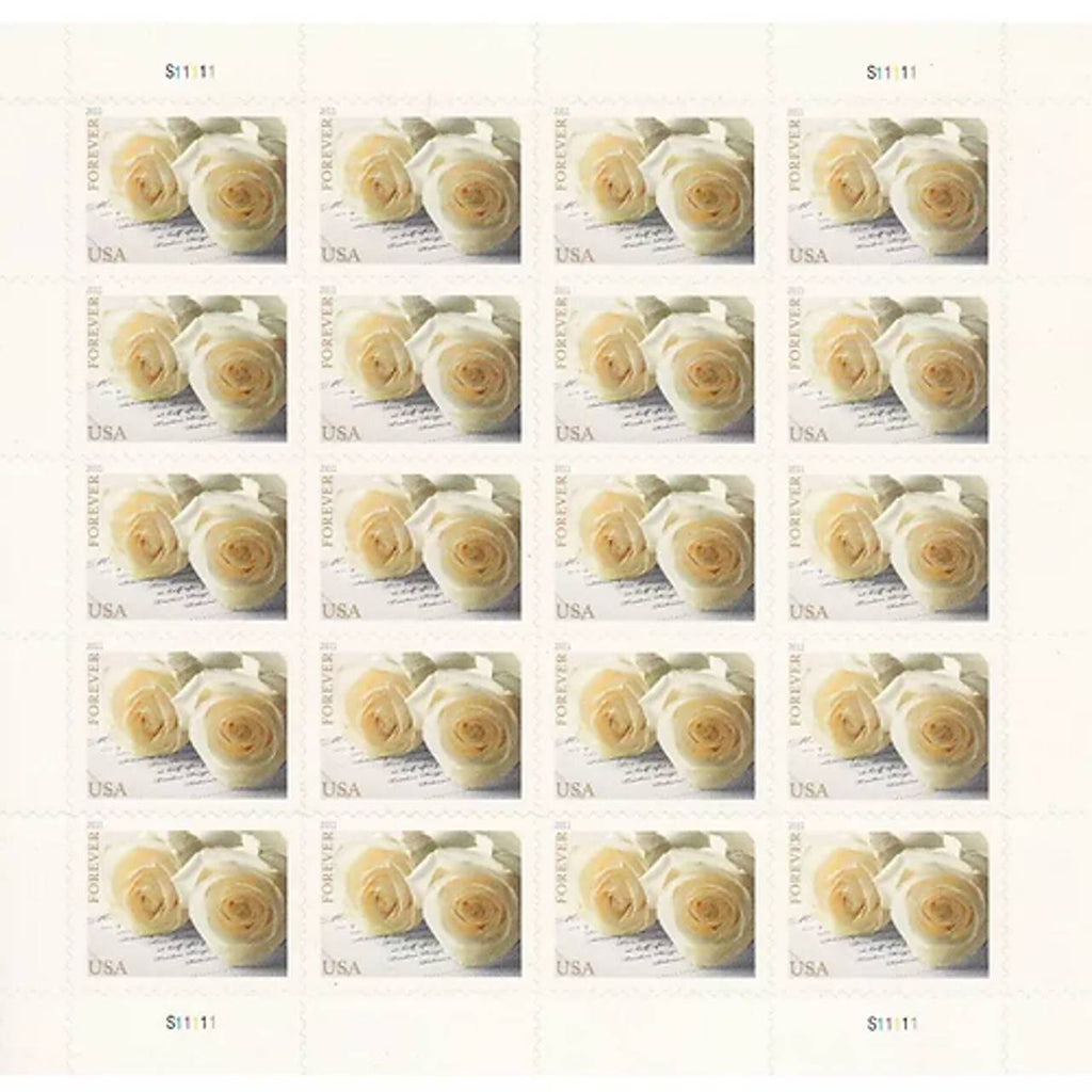Forever Stamps 2011 Wedding Roses Stamps