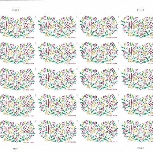 Yes, I Do Stamps 2015 Two-Ounce Forever Stamps