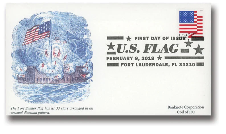 2018 U.S. Flag Patriotic Symbol Forever Stamps - First-Class Mail