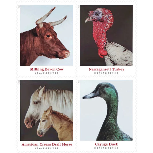 Heritage Breeds Stamps 2021