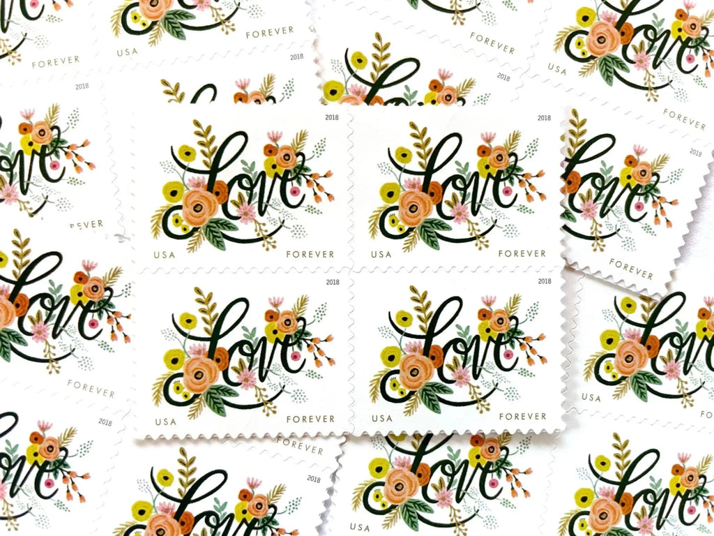 Love Flourishes Stamps 2018
