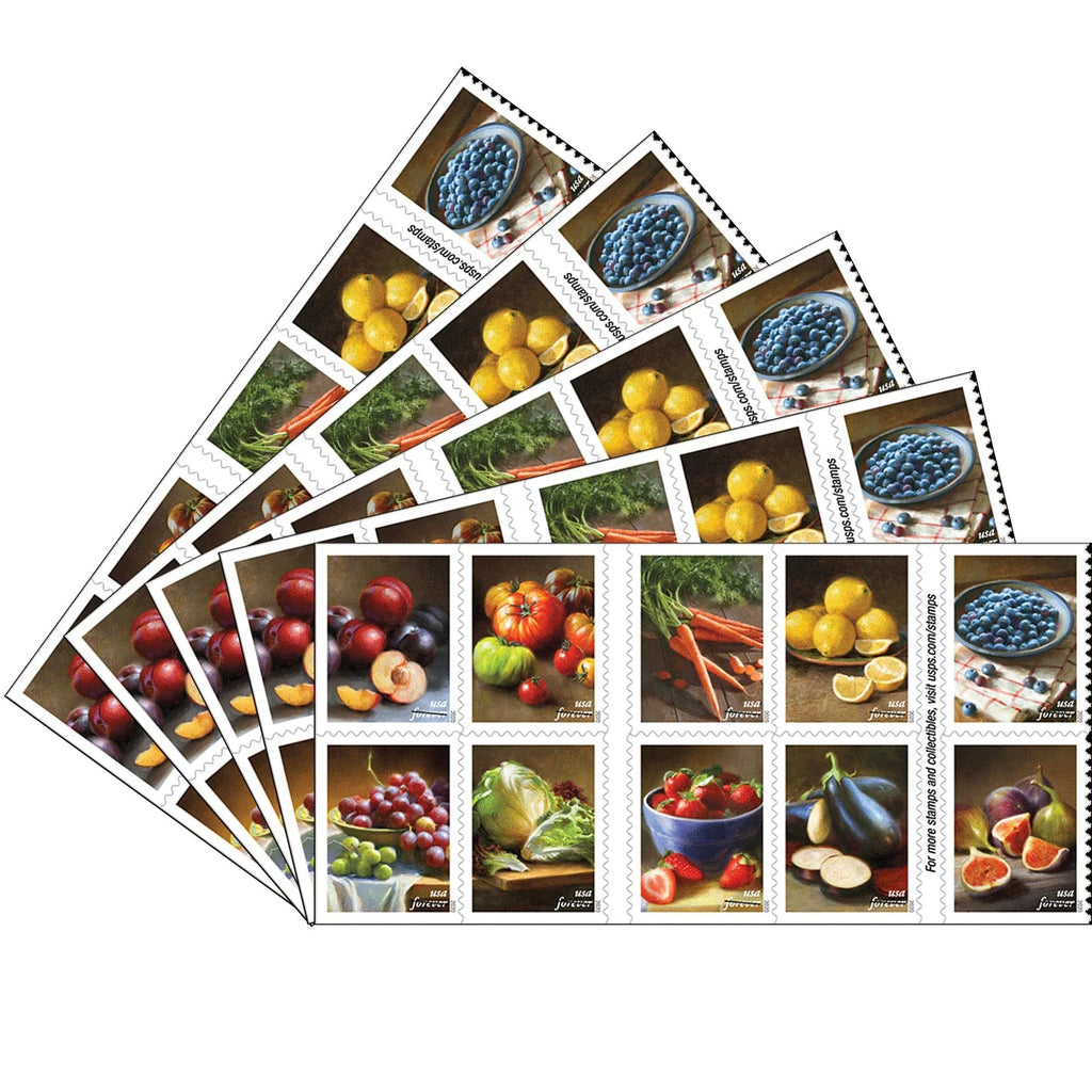 Fruits & Vegetables Stamps 2020