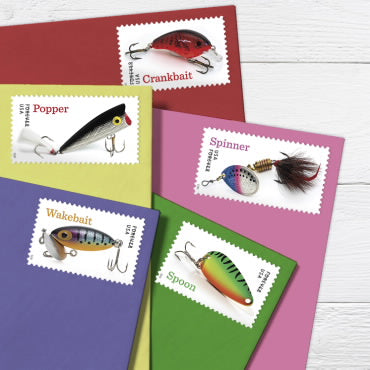 Freshwater Fishing Lures Stamps 2025