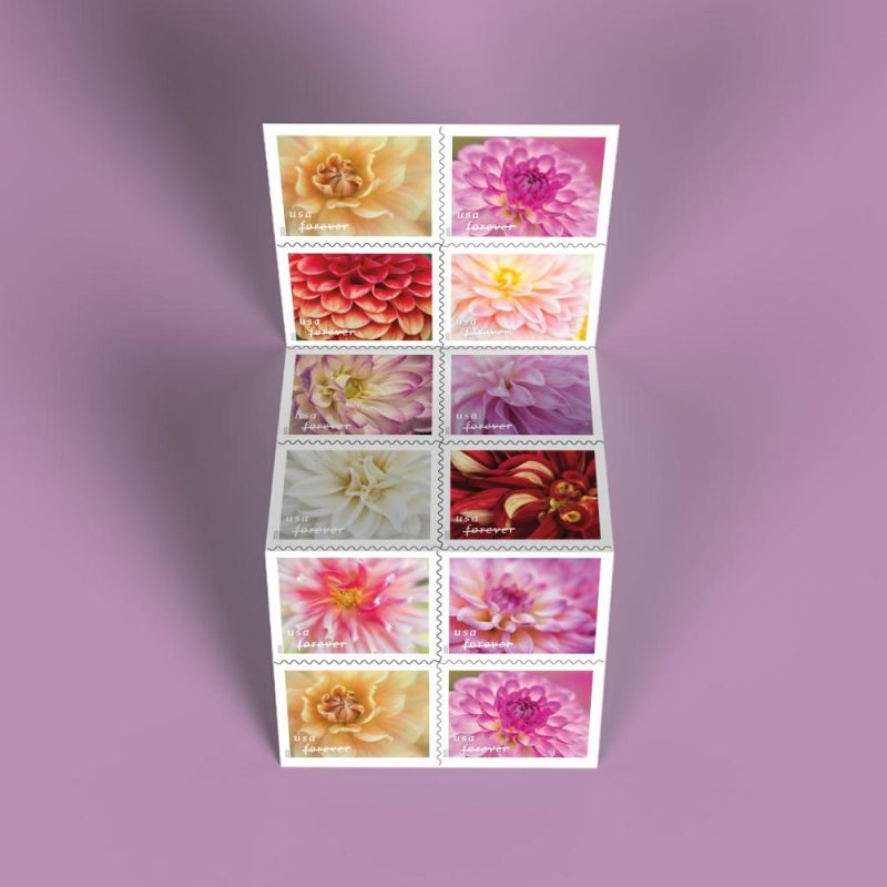 Dahlias Stamps 2025