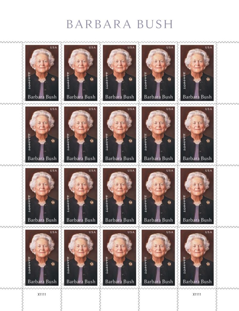 Barbara Bush Stamps 2025